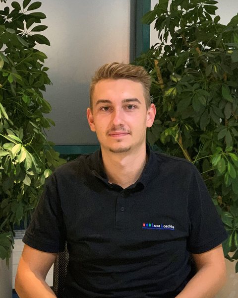 Luca Loschke, Servicetechniker bei der Walter Wurdak GmbH